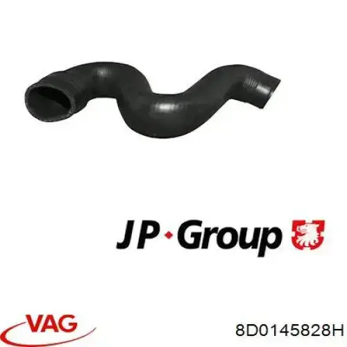 Патрубок повітряний, дросельної заслінки VAG 8D0145828H ціна, від 14.45 USD
