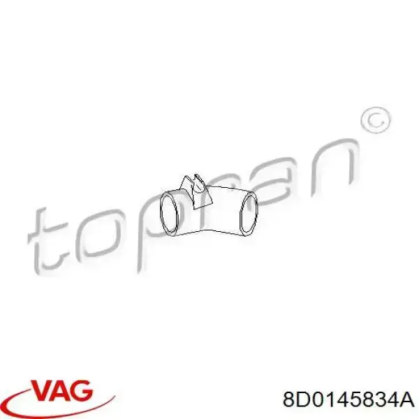 Купити 96067 Meat&Doria Патрубок повітряний, вихід з турбіни (наддув)