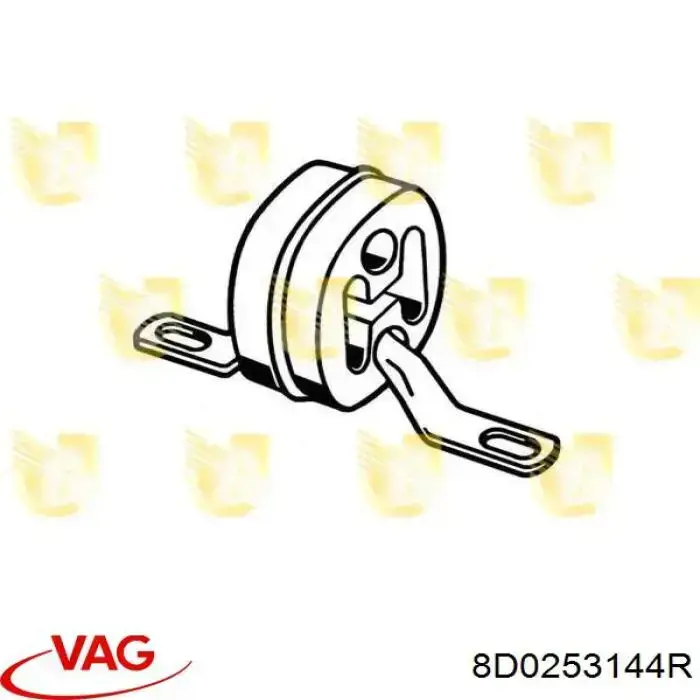 Купити 8D0253144R VAG Подушка глушника