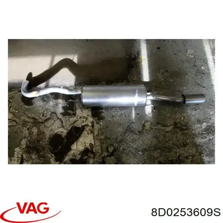 Купити 8D0253609S VAG Глушник вихлопних газів кінцевий