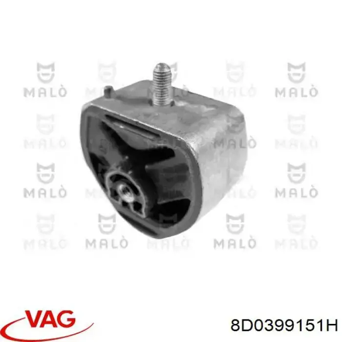 Купити 8D0399151H VAG Подушка трансмісії (опора коробки передач), ліва