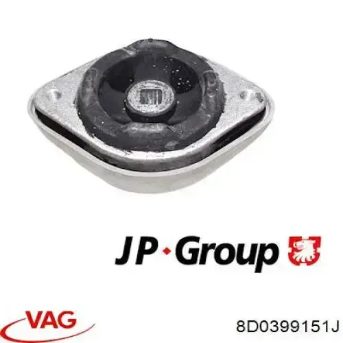 Подушка трансмісії (опора коробки передач), права 8D0399151J VAG