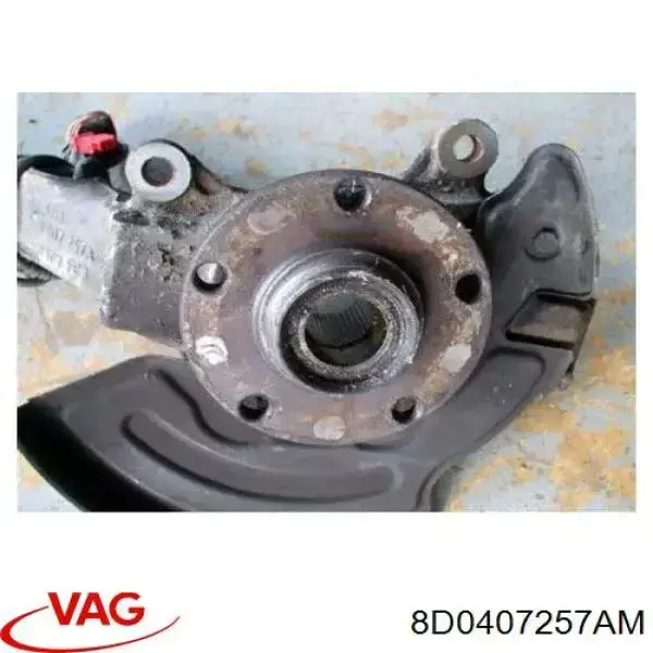 Купити 8D0407257AM VAG Цапфа - поворотний кулак передній, лівий