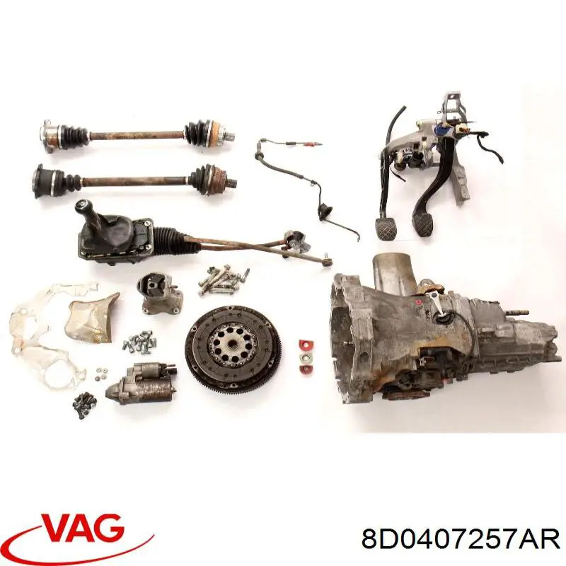 Цапфа передня ліва VAG 8D0407257AR ціна, від 38.01 USD