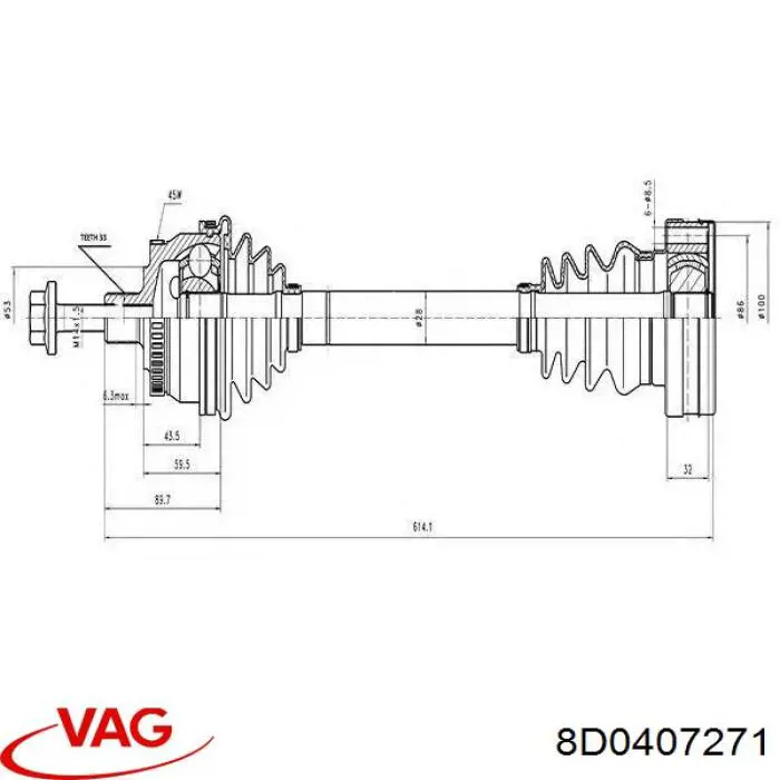 8D0407271 VAG 