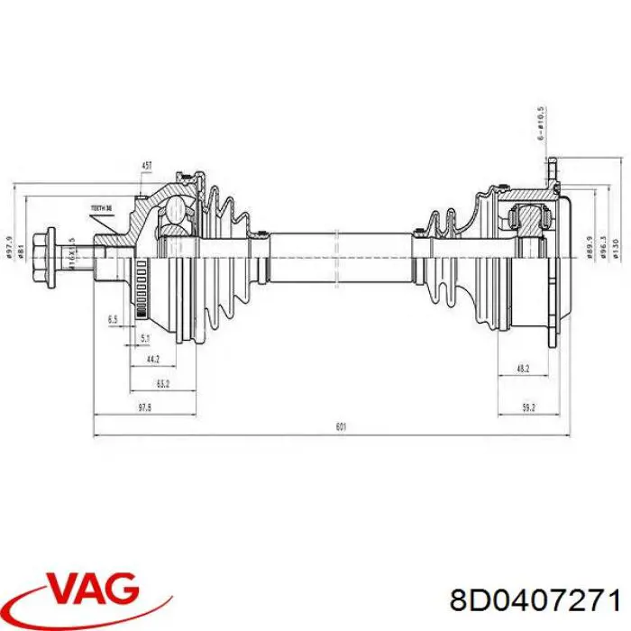  8D0407271 VAG