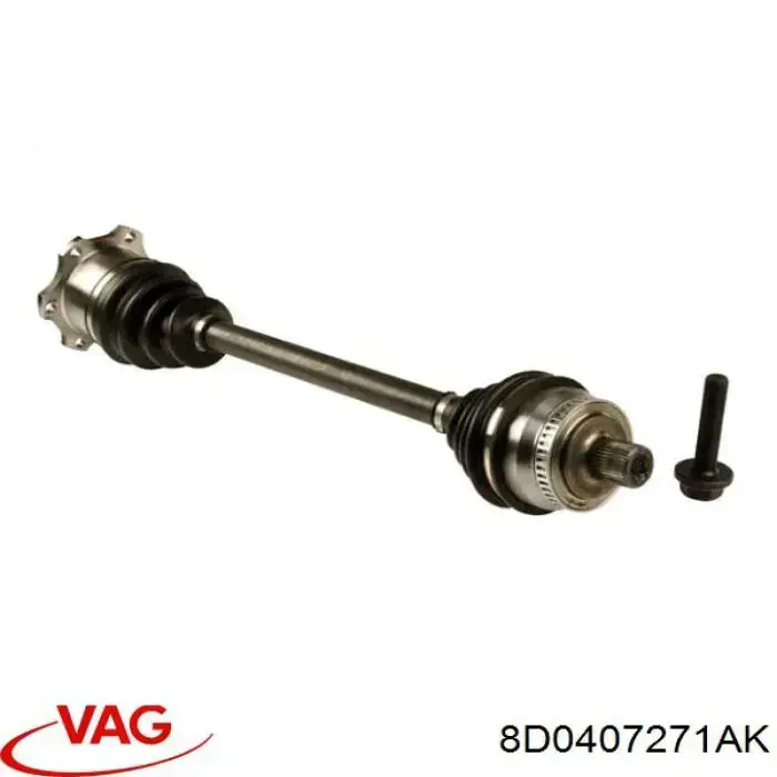 Купити 8D0407271AK VAG Ліва піввісь