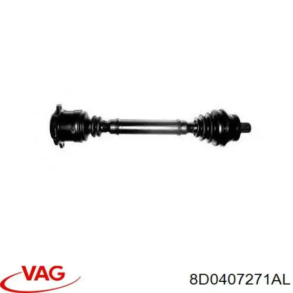 Привід передній лівий VAG 8D0407271AL ціна, від 51.66 USD