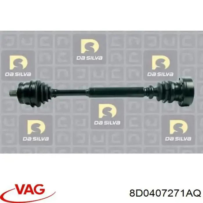 Купити 8D0407271AQ VAG Ліва піввісь