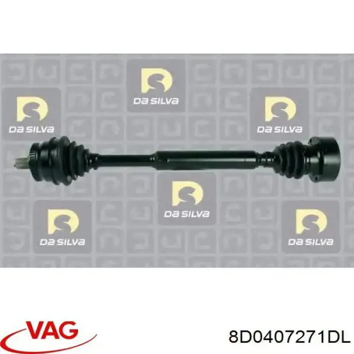 Привід передній лівий VAG 8D0407271DL ціна, від 83.71 USD