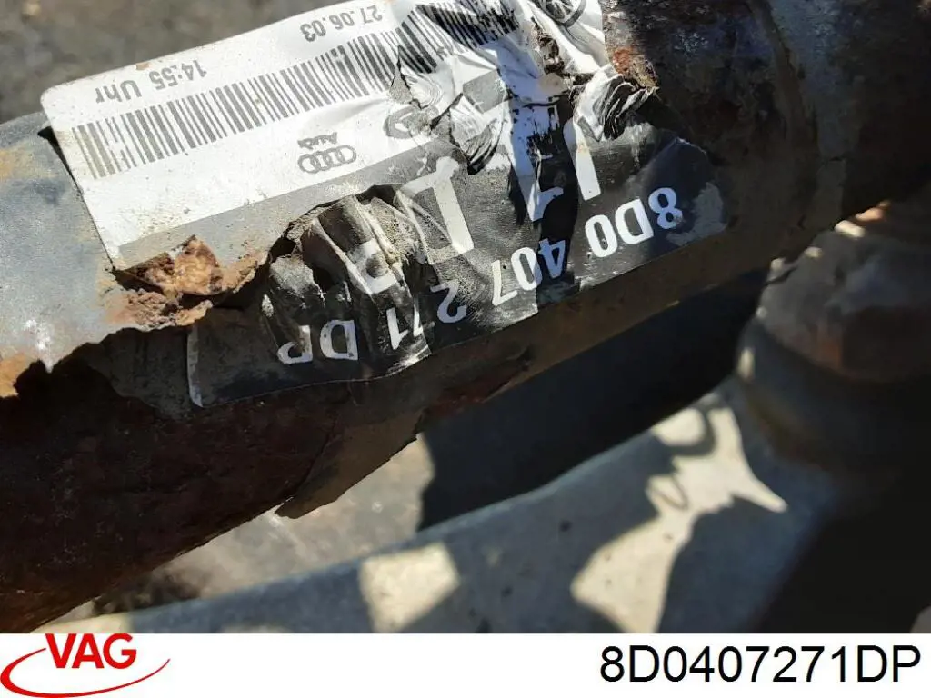 Купити 8D0407271DP VAG Ліва піввісь