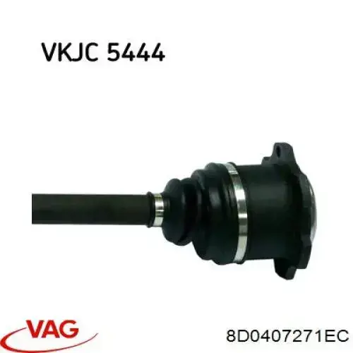 Купити 8D0407271EC VAG Ліва піввісь