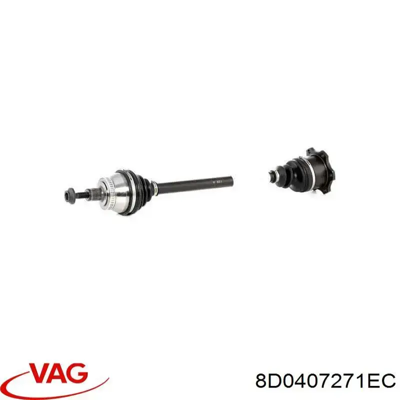 Привід передній лівий VAG 8D0407271EC ціна, від 38.01 USD