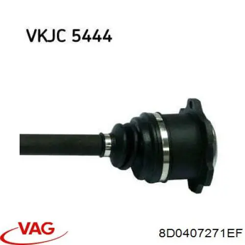Привід передній лівий VAG 8D0407271EF ціна, від 44.34 USD
