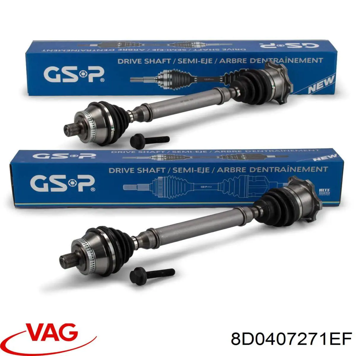 Купити 8D0407271EF VAG Ліва піввісь