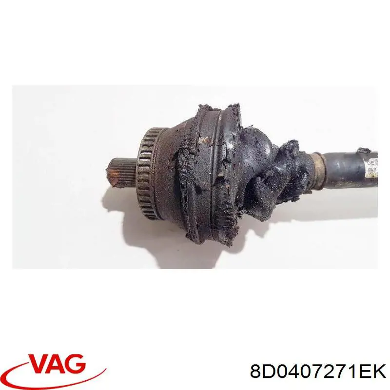 Привід передній лівий VAG 8D0407271EK ціна, від 137.54 USD