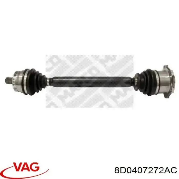 Піввісь передня, права VAG 8D0407272AC ціна, від 78.00 USD