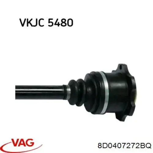 Купити 8D0407272BQ VAG Піввісь права