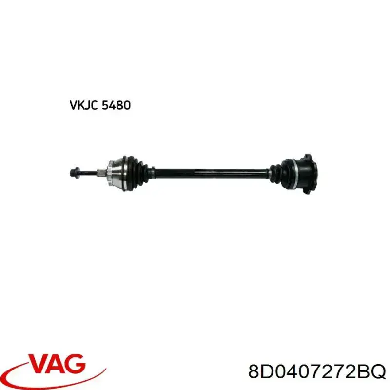Піввісь права 8D0407272BQ VAG