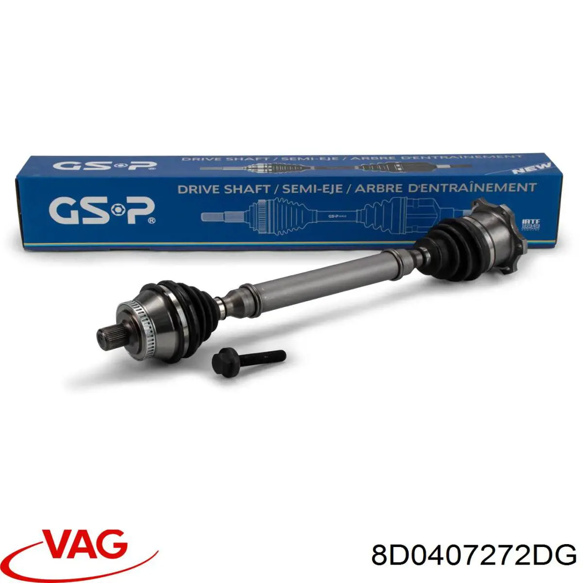 Піввісь передня, права VAG 8D0407272DG ціна, від 118.38 USD