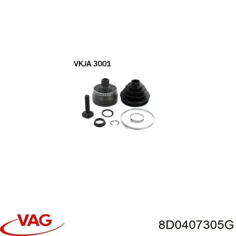 Купити 8D0407305G VAG Шарнір приводу зовнішній