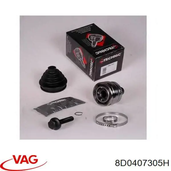 ШРУС зовнішній передній 8D0407305H VAG