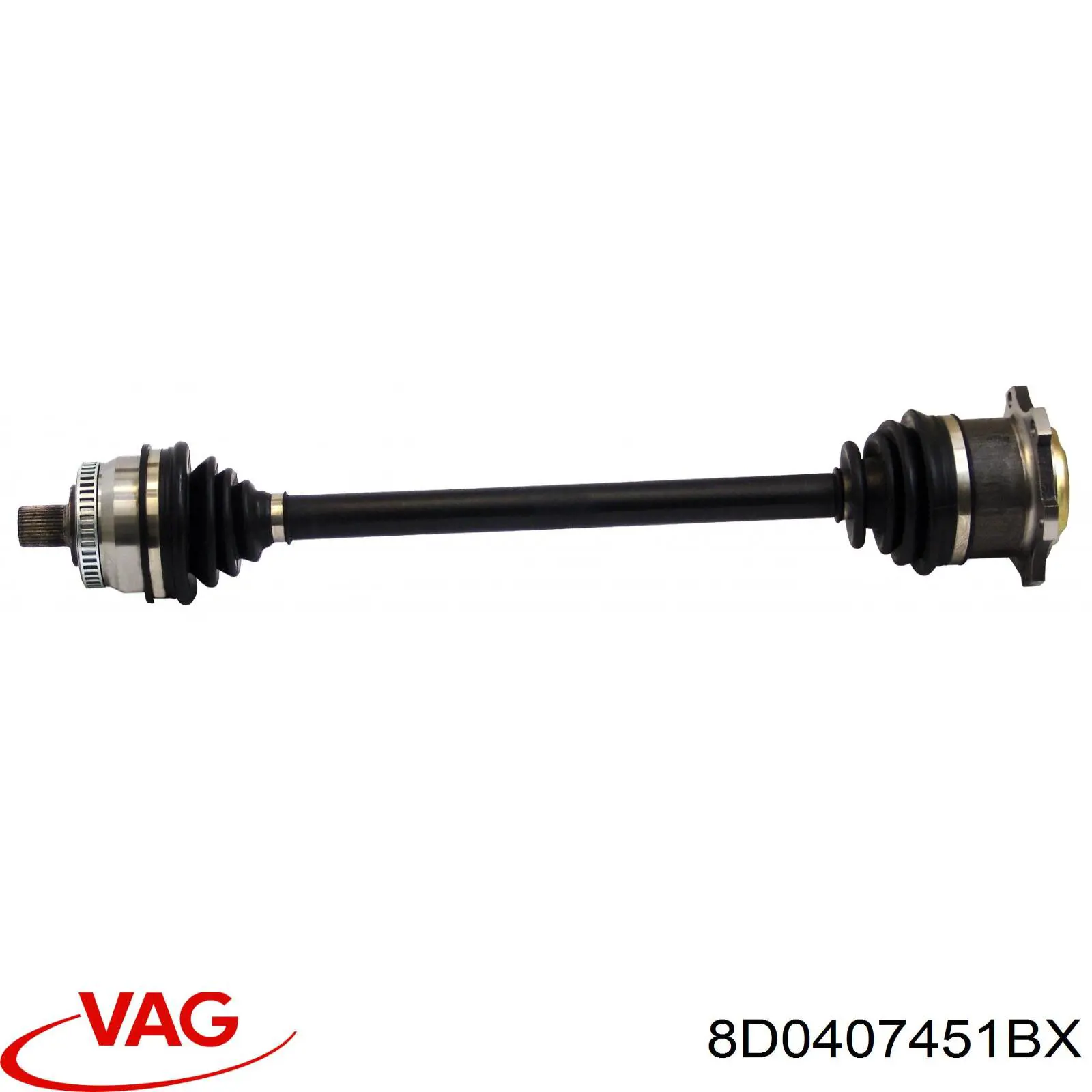 Привід передній лівий VAG 8D0407451BX ціна, від 94.64 USD