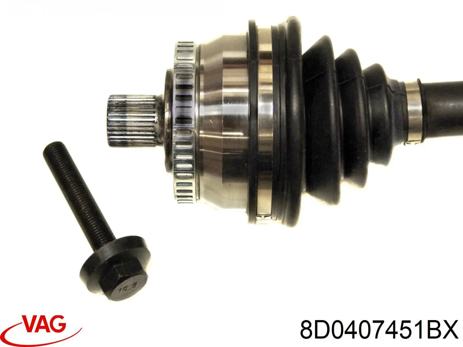 Купити 8D0407451BX VAG Ліва піввісь