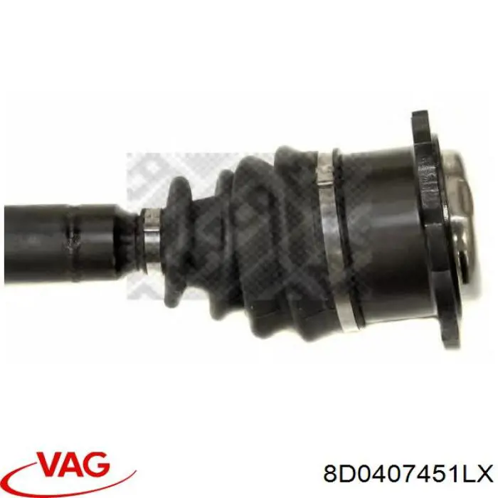 Привід передній лівий VAG 8D0407451LX ціна, від 40.38 USD