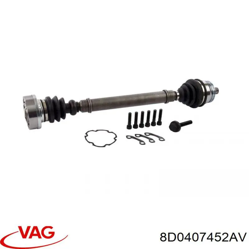 Купити 8D0407452AV VAG Піввісь права