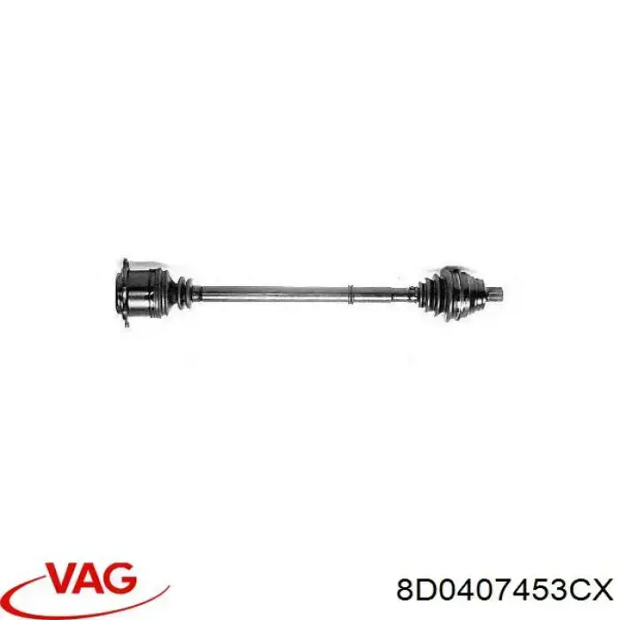 Привід передній лівий VAG 8D0407453CX ціна, від 780.03 USD