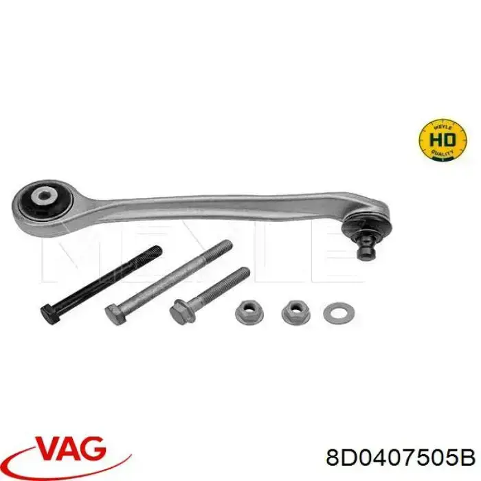 Купити 8D0407505B VAG Важіль передньої підвіски верхній, лівий