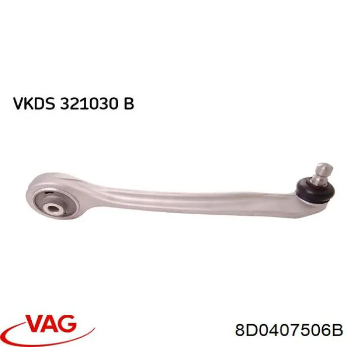 Купити 8D0407506B VAG Важіль передньої підвіски верхній, правий