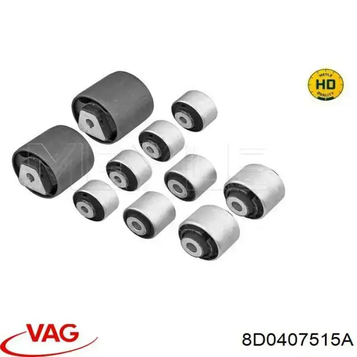Сайлентблок переднього верхнього важеля VAG 8D0407515A ціна, від 8.10 USD