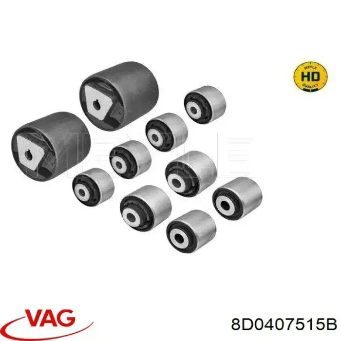 Сайлентблок переднього верхнього важеля 8D0407515B VAG