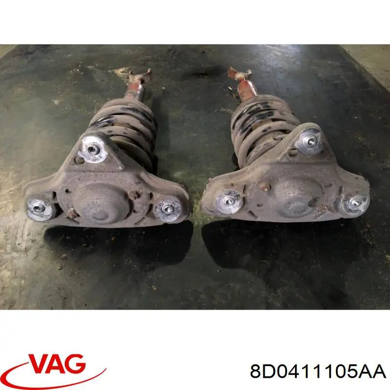 Купити 8D0411105AA VAG Гвинтова пружина підвіска