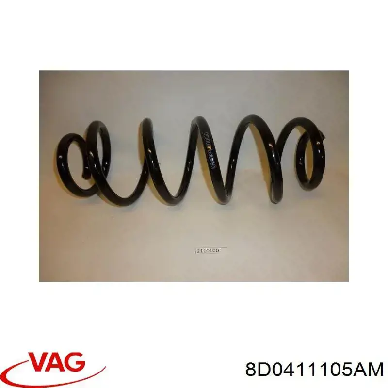 Пружина передня VAG 8D0411105AM ціна, від 30.92 USD
