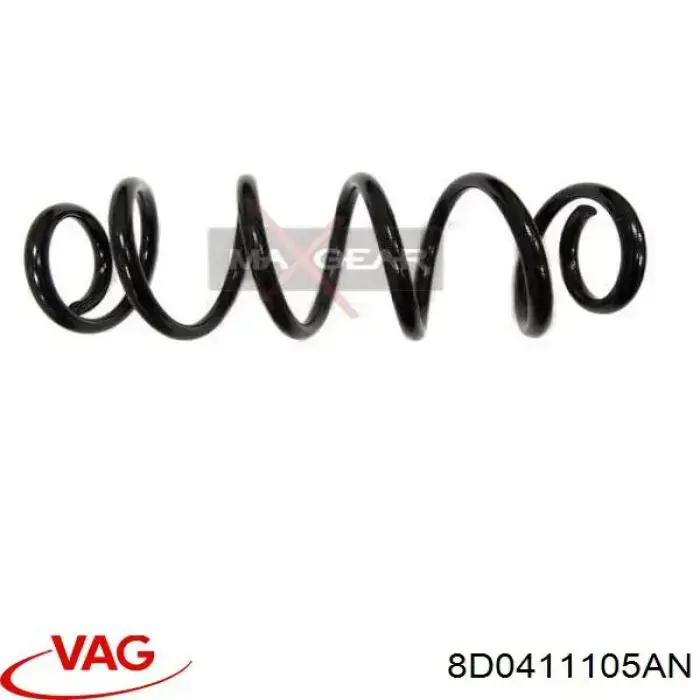 Купити 8D0411105AN VAG Гвинтова пружина підвіска