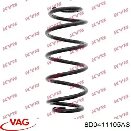 Пружина передня VAG 8D0411105AS ціна, від 21.17 USD