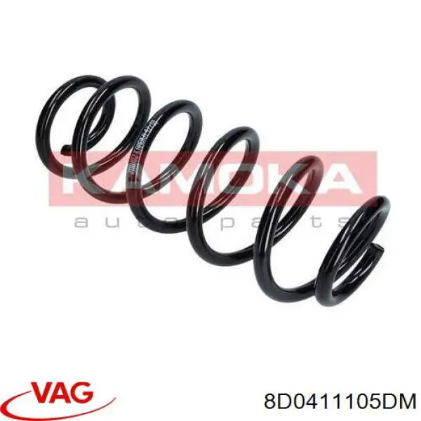 Пружина передня VAG 8D0411105DM ціна, від 9.88 USD