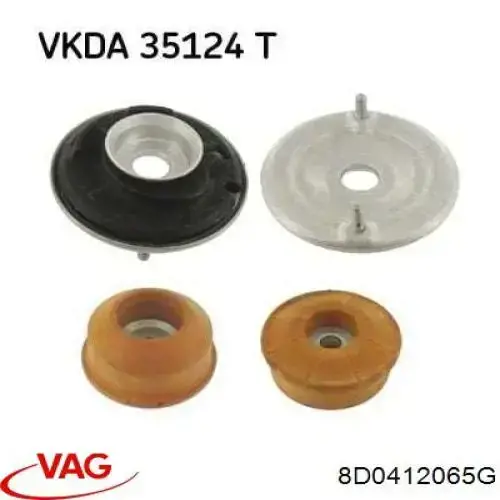 Опора амортизатора переднього 8D0412065G VAG