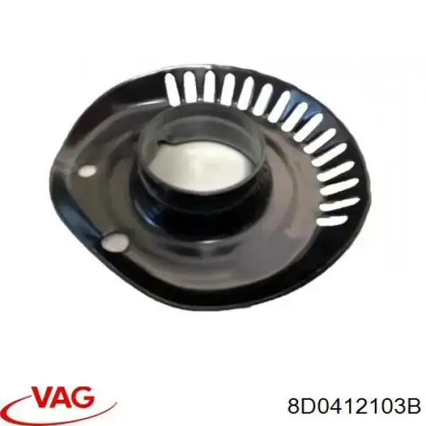 Купити 8D0412103B VAG Проставка (гумове кільце) пружини передньої, верхня