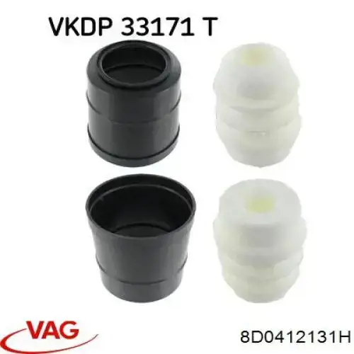Купити 8D0412131H VAG Буфер-відбійник амортизатора переднього