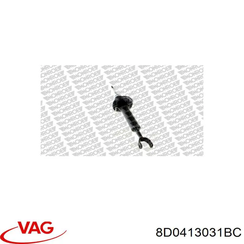 Амортизатор задній 8D0413031BC VAG