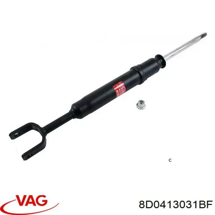 Стойка амортизатора передняя VAG 8D0413031BF ціна, від 29.24 USD