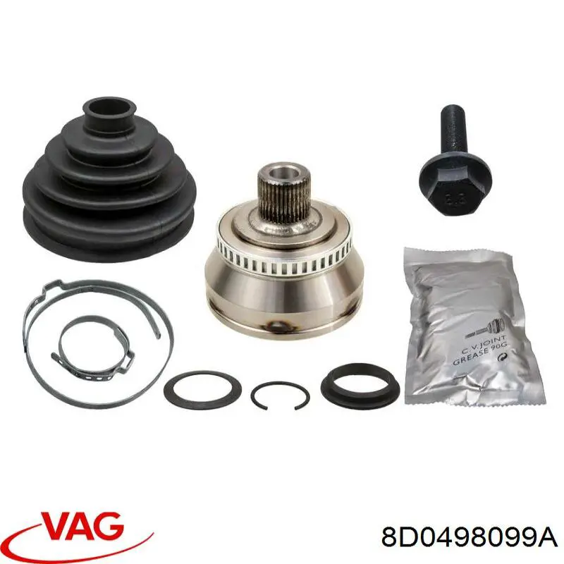 Граната колісна VAG 8D0498099A ціна, від 28.50 USD