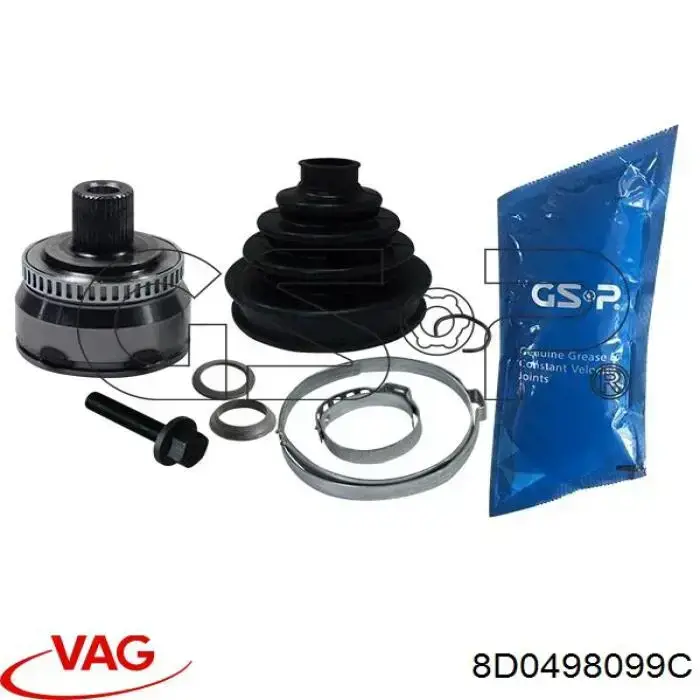 Граната колісна VAG 8D0498099C ціна, від 28.50 USD