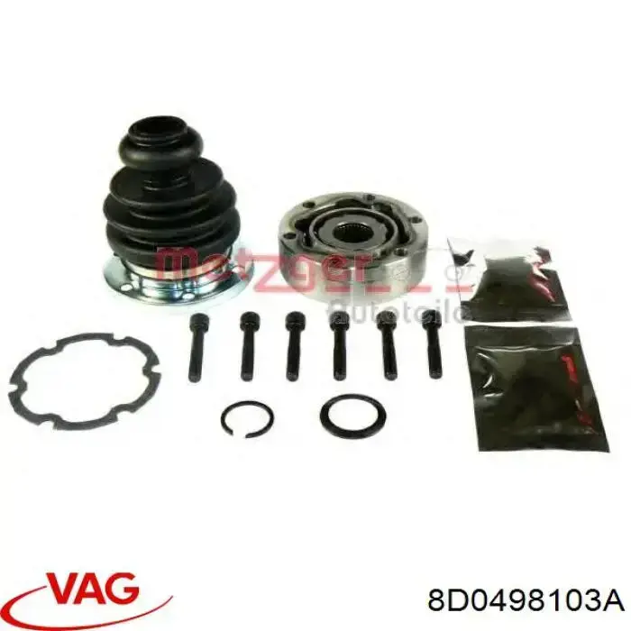Купити 8D0498103A VAG Граната внутрішня ліва