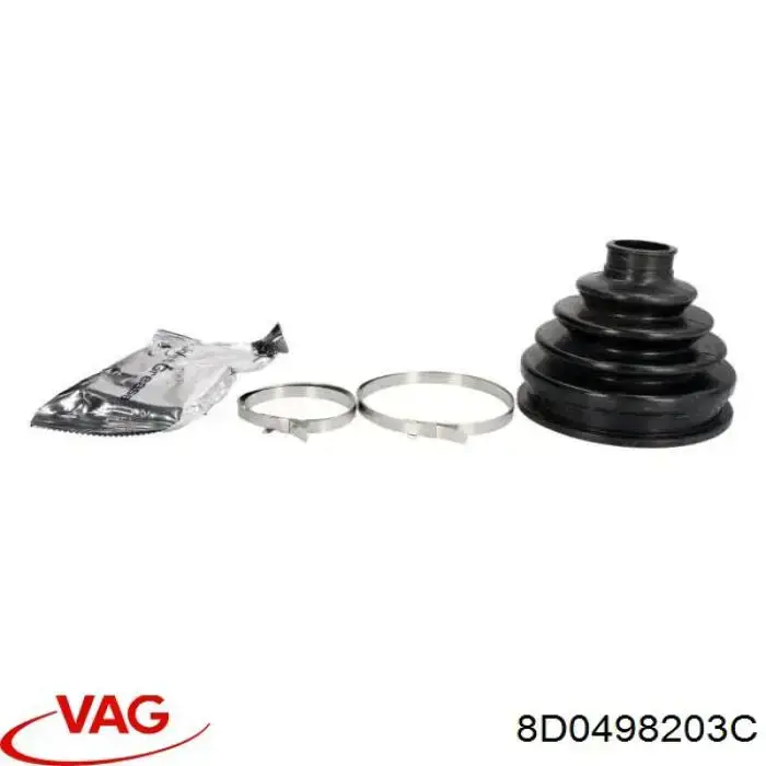 Купити 8D0498203C VAG Пильник шарніра приводу
