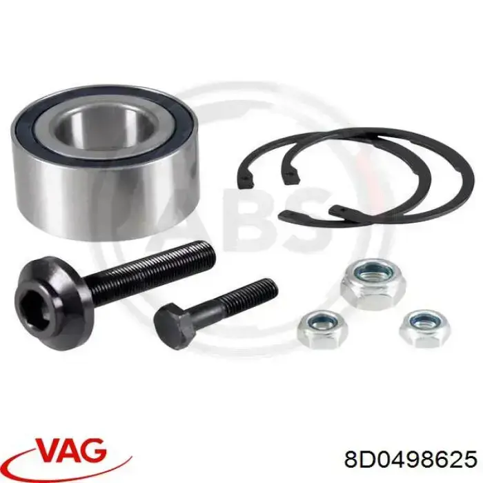 Купити 8D0498625 VAG Підшипник задньої ступиці